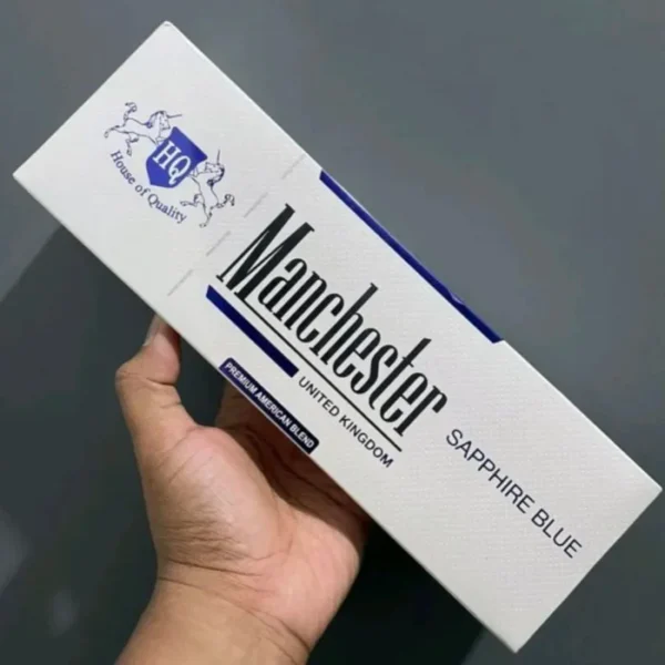 Manchester Sapphire Blue White Edition Cigarettes